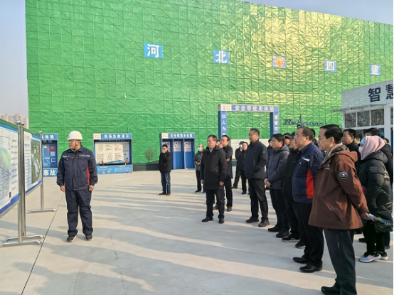 市城管局組織到四分公司西南水廠項(xiàng)目觀摩